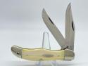 1976 CASE XX STAINLESS USA 6265 SAB SS Ivory File Work Folding Hunter