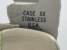 1976 CASE XX STAINLESS USA 6265 SAB SS Ivory File Work Folding Hunter 