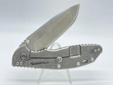 RARE Early RICK HINDERER XM-18 Black G10 Drop Point Frame Lock