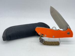HINDERER Gen 2 XM-24 Spanto CTS-XHP Orange G10 & Titanium Frame Lock