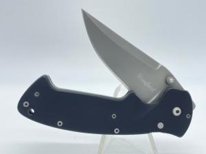 Rare Early PAT & WES CRAWFORD Black Kasper Tactical Liner Lock
