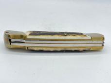 PUMA Genuine Stag 2-Blade Lockback w/ Sheath (factory error)