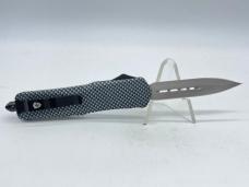 TEMPLAR KNIVES PF-1873 Carbon Fiber Spear Point OTF Auto w/ Pouch & OMP Box