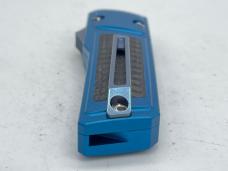 NO LIMIT KNIVES Blue/Carbon Fiber Akuma Small OTF Automatic w/ Pouch
