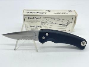 BENCHMARK USA First Production Run Sidewinder Button Lock Automatic w/ OMP Box