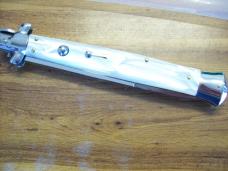 Vintage Italian Automatic Stiletto 13 Incher Swivel Bolster Inox Pearlex Bayo Looks UNUSED! 
