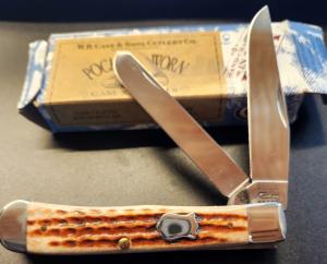 2010 Case Pocket Worn Caramel Bone Trapper