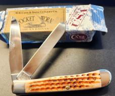 2010 Case Pocket Worn Caramel Bone Trapper
