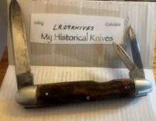 LARGE SLEEVEBOARD WHITTLER ETCHED "BLACK DIAMOND"