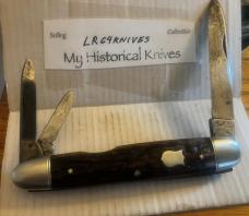 LARGE SLEEVEBOARD WHITTLER ETCHED "BLACK DIAMOND"