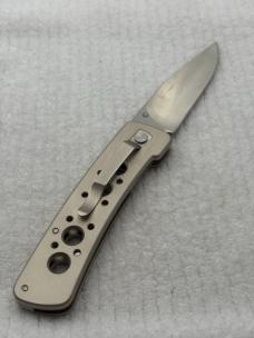 CRKT Vintage Blitz Model 6603 1 Blade Liner Lock Large 5" Closed Pocket Knife (74)