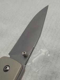 CRKT Vintage Blitz Model 6603 1 Blade Liner Lock Large 5" Closed Pocket Knife (74)