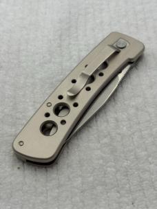 CRKT Vintage Blitz Model 6603 1 Blade Liner Lock Large 5" Closed Pocket Knife (74)