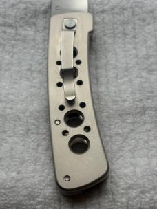 CRKT Vintage Blitz Model 6603 1 Blade Liner Lock Large 5" Closed Pocket Knife (74)