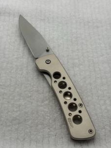 CRKT Vintage Blitz Model 6603 1 Blade Liner Lock Large 5" Closed Pocket Knife (74)
