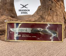 CASE XX USA 5137 SS STAG KENTUCKY BICENTENNIAL SOD BUSTER POCKET KNIFE 1976