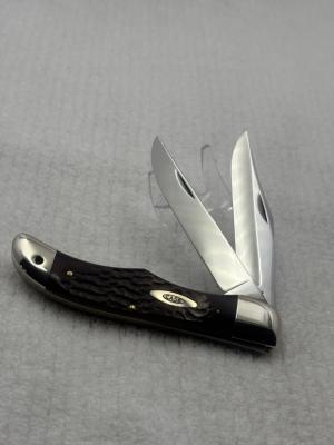 Case XX USA 1970 10 Dot 6265 SAB Two Blade Folding Hunter (76)