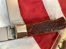 1992 Winchester Large Mountain Man Trapper (Mdl#29103 1/2) w/ Super Bone Handles -NOS
