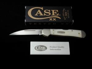 Case xx Smooth Natural Bone Wharncliffe Copperlock Knife 13319 USA Made 2025 61549WL SS