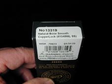 Case xx Smooth Natural Bone Wharncliffe Copperlock Knife 13319 USA Made 2025 61549WL SS