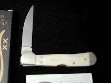 Case xx Smooth Natural Bone Wharncliffe Copperlock Knife 13319 USA Made 2025 61549WL SS