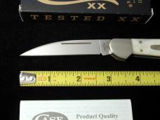 Case xx Smooth Natural Bone Wharncliffe Copperlock Knife 13319 USA Made 2025 61549WL SS