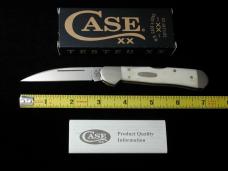 Case xx Smooth Natural Bone Wharncliffe Copperlock Knife 13319 USA Made 2025 61549WL SS