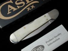 Case xx Smooth Natural Bone Wharncliffe Copperlock Knife 13319 USA Made 2025 61549WL SS