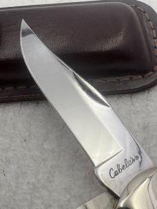 Cabela's Quality Made In Japan 2 Blade Lockback Knife(14)