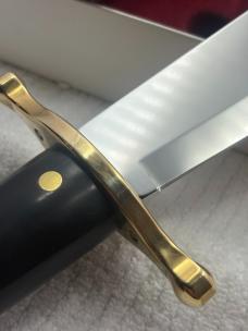 WR Case & Sons Cutlery Co 2012 Bowie Fixed Blade Hunting Knife With Leather Sheath