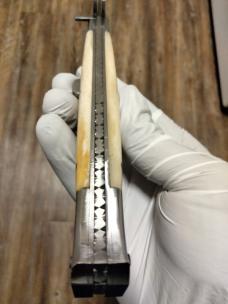 13 inch Camel Bone Bat wing swing guard 