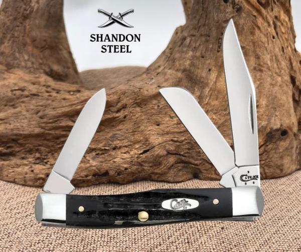 Case xx Medium Stockman Knife Jigged Genuine Buffalo Horn Stainless Pocket 65012 Case xx Medium Stockman Knife Jigged Genuine Buffalo Horn Stainless Pocket 65012