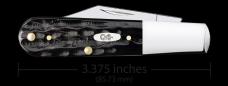 Case XX Knives USA Barlow Jigged Buffalo Horn 65033 Stainless Pocket Knife