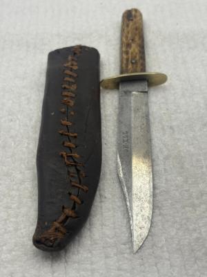 Joseph Allen & Sons Non-XLL Fixed Blade Vintage Hunting Knife Made In Sheffield England (26)