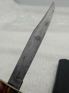 Joseph Allen & Sons Non-XLL Fixed Blade Vintage Hunting Knife Made In Sheffield England (26)