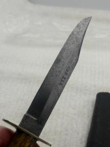 Joseph Allen & Sons Non-XLL Fixed Blade Vintage Hunting Knife Made In Sheffield England (26)
