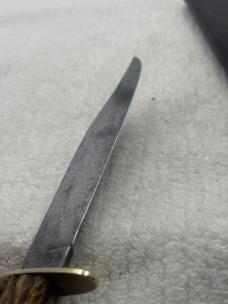 Joseph Allen & Sons Non-XLL Fixed Blade Vintage Hunting Knife Made In Sheffield England (26)