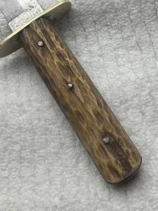 Joseph Allen & Sons Non-XLL Fixed Blade Vintage Hunting Knife Made In Sheffield England (26)