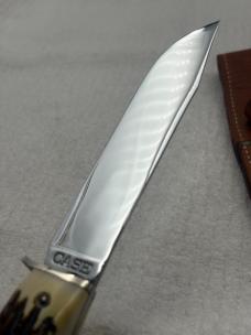 Case XX USA Fixed Blade Stag Handle Sheath Knife (29)