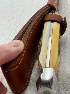 Case XX USA Fixed Blade Stag Handle Sheath Knife (29)