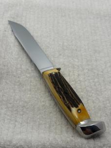 Case XX USA Fixed Blade Stag Handle Sheath Knife (29)