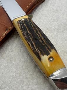 Case XX USA Fixed Blade Stag Handle Sheath Knife (29)