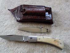Custom Danie /Dano Knife with interchangeable blade and leather sheath