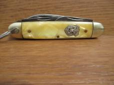 Imperial Official Boy Scout Knife  Cracked Ice Handles 
