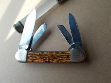 Fight'n Rooster Frank Buster German 4-Blade Canoe Knife 