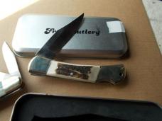 A Pair of Parker Knives Stag Whittler Imported 