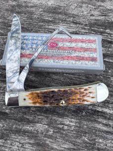Case 2019 Amber Bone Equestrian’s Knife