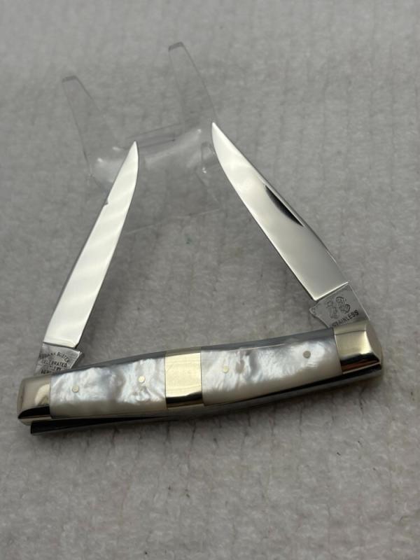 Fightin Rooster Frank Buster Celebrated Cutlery Co 1983 2 Blade Muskrat (58)