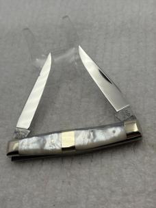 Fightin Rooster Frank Buster Cutlery Co 2 Blade Serpentine Muskrat (55)