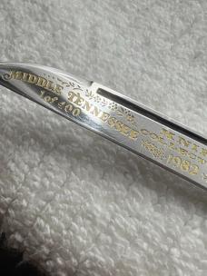 Fightin Rooster Frank Buster Celebrated Cutler 1982 Middle TN Knife Collectors (126)